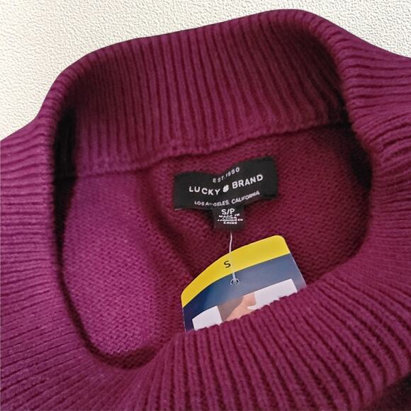 Lucky Brand Color Block Soft Cozy Sweater Size Small - Picture 5 of 7